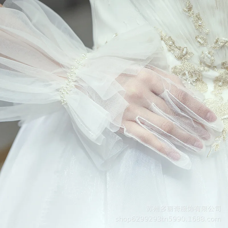 New bride wedding gloves long white beads subnet yarn studio photography photo wedding dress accessories gloves
New bride wedding gloves long white beads subnet yarn studio photography photo wedding dress accessories gloves