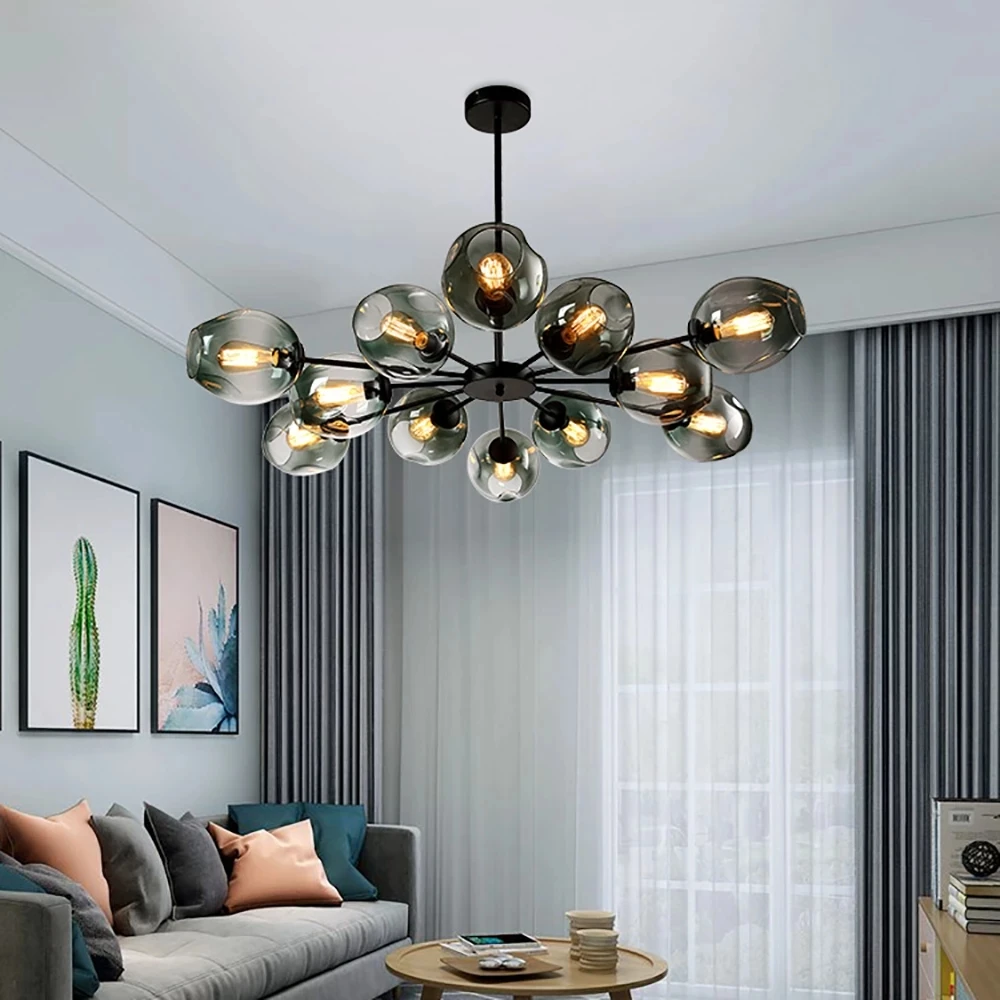 Nordic LED Glass Chandelier Lighting for Dining Room, LOFT Indoor Decor Chandeliers Ceiling Living Room Bedroom Home Decor Lamp
Nordic LED Glass Chandelier Lighting for Dining Room, LOFT Indoor Decor Chandeliers Ceiling Living Room Bedroom Home Decor Lamp
