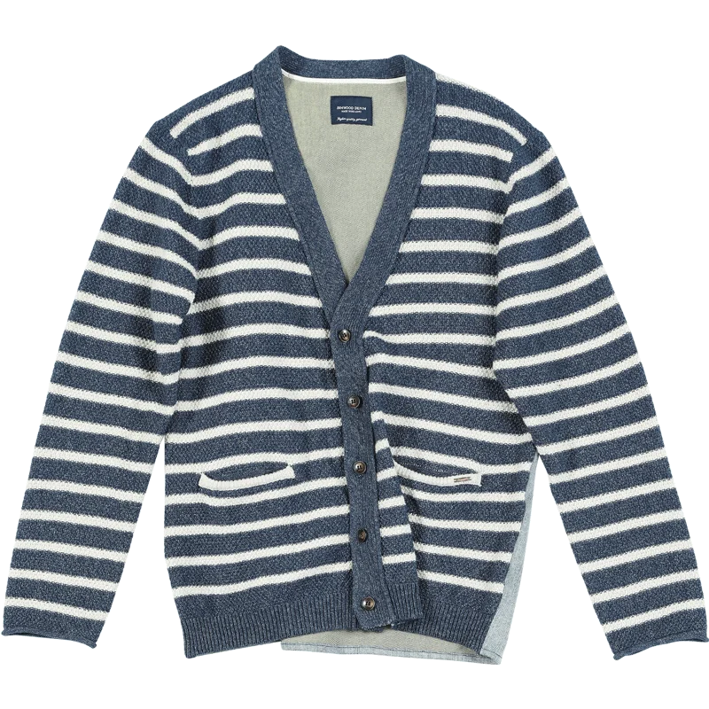 SIMWOOD 2021 spring new 100% cotton striped cardigan men back denim patchwork kint jackets plus size Indigo kintwear SI980519
SIMWOOD 2021 spring new 100% cotton striped cardigan men back denim patchwork kint jackets plus size Indigo kintwear SI980519