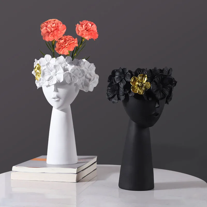 Nordic Flower Figure Beauty Sculpture Flower Arrangement Home Decoration Accessories Resin Artware Desktop Display Furnishings
Nordic Flower Figure Beauty Sculpture Flower Arrangement Home Decoration Accessories Resin Artware Desktop Display Furnishings