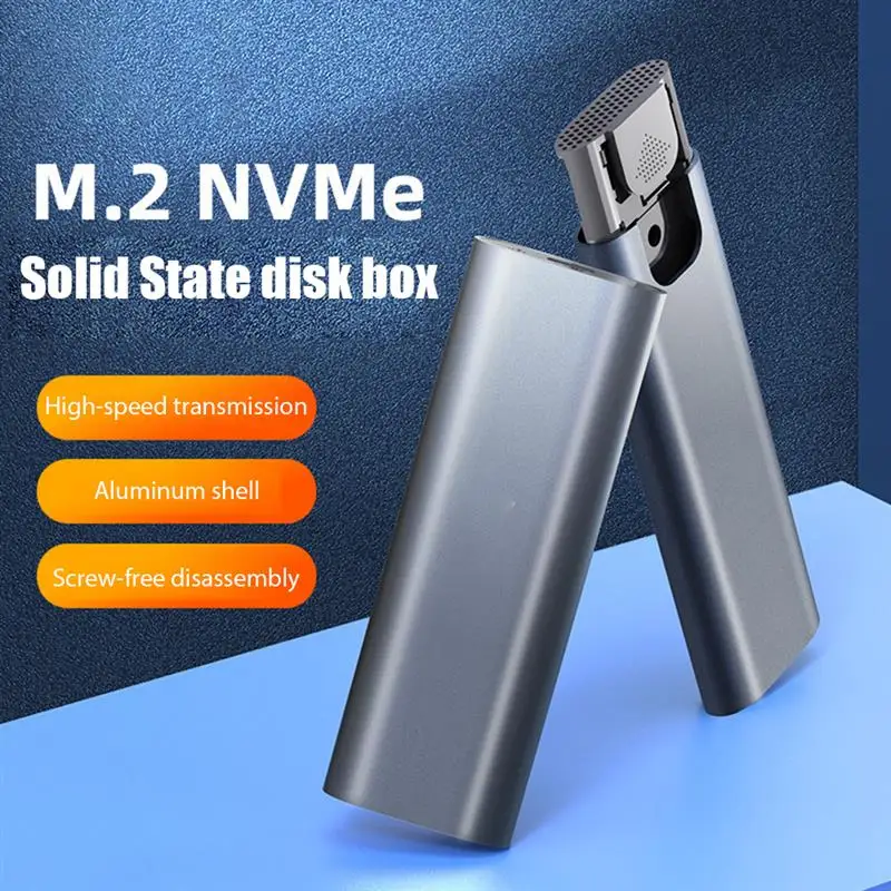 Solid State Disk Case M.2 Dual Protocol NVMe SATA Type-C to Type-C Aluminum Alloy Hard Disk Case for Mobile PC Computer C-C+A
Solid State Disk Case M.2 Dual Protocol NVMe SATA Type-C to Type-C Aluminum Alloy Hard Disk Case for Mobile PC Computer C-C+A