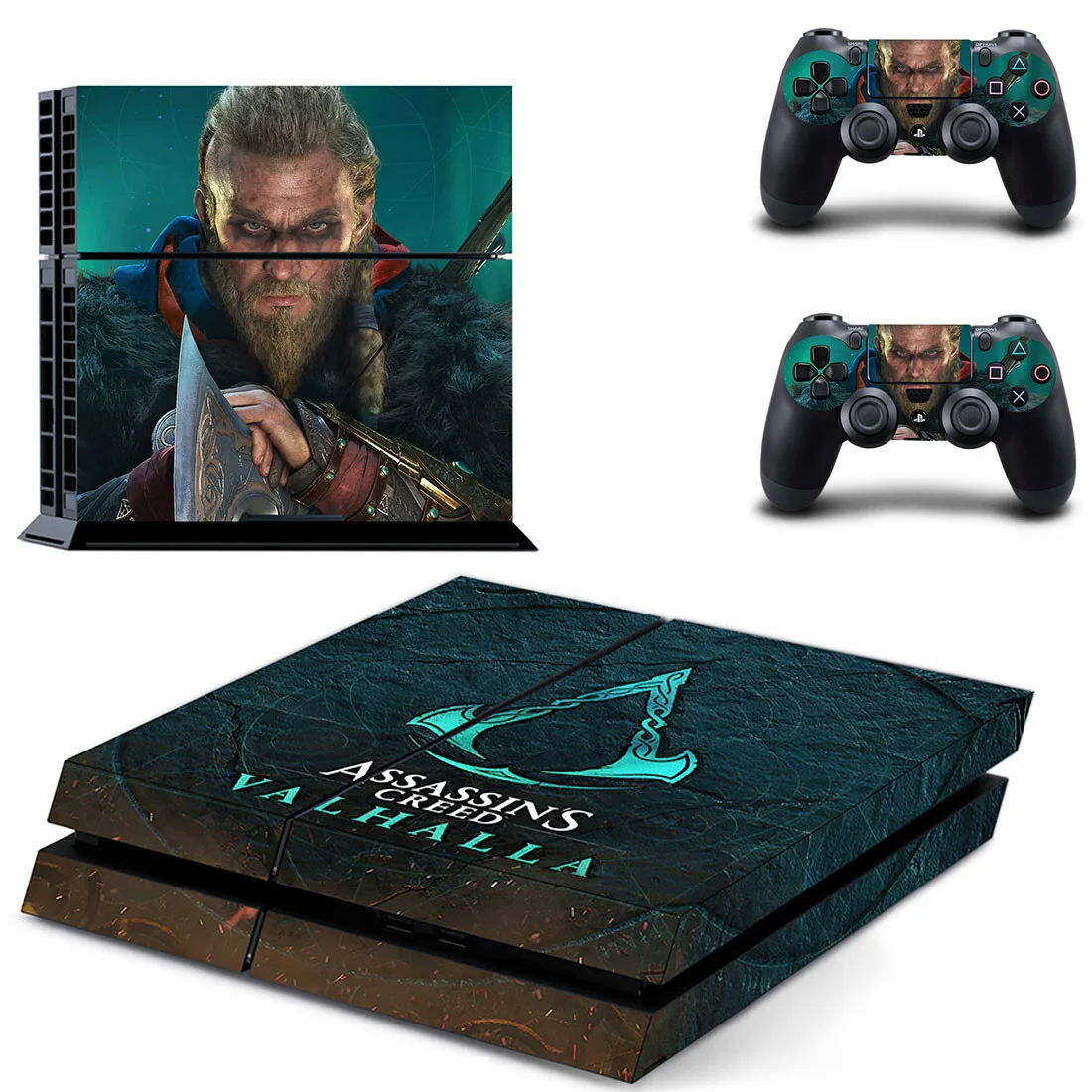 Наклейка для консоли PS4 Creed Valhalla s Play station 4 наклейка PlayStation и контроллера Скины