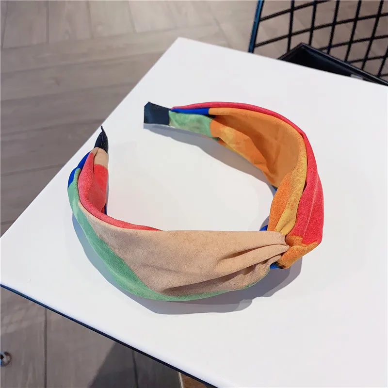 Korea Handmade Colorful Fabric Hairbands Women Knot Headband Sweet Fashion Party Hair Accessories Girls Broad Brimmed Headwear
Korea Handmade Colorful Fabric Hairbands Women Knot Headband Sweet Fashion Party Hair Accessories Girls Broad Brimmed Headwear