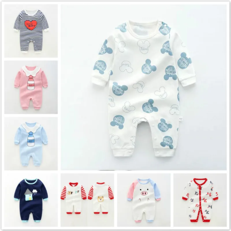 Baby Rompers Toddler Girls Clothes Mickey Mouse Cow Boys Clothing Newborn Baby Spring Autumn Clothes Roupa Bebe Infant Jumpsuits 
Baby Rompers Toddler Girls Clothes Mickey Mouse Cow Boys Clothing Newborn Baby Spring Autumn Clothes Roupa Bebe Infant Jumpsuits