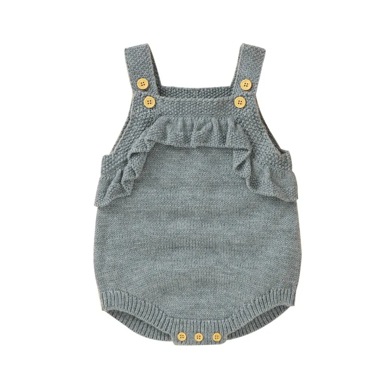 Autumn Infant Baby Girls Sleeveless Knitted Floral Solid Print Rompers Kids Boys Fashion Jumpsuit Hot Sale
Autumn Infant Baby Girls Sleeveless Knitted Floral Solid Print Rompers Kids Boys Fashion Jumpsuit Hot Sale