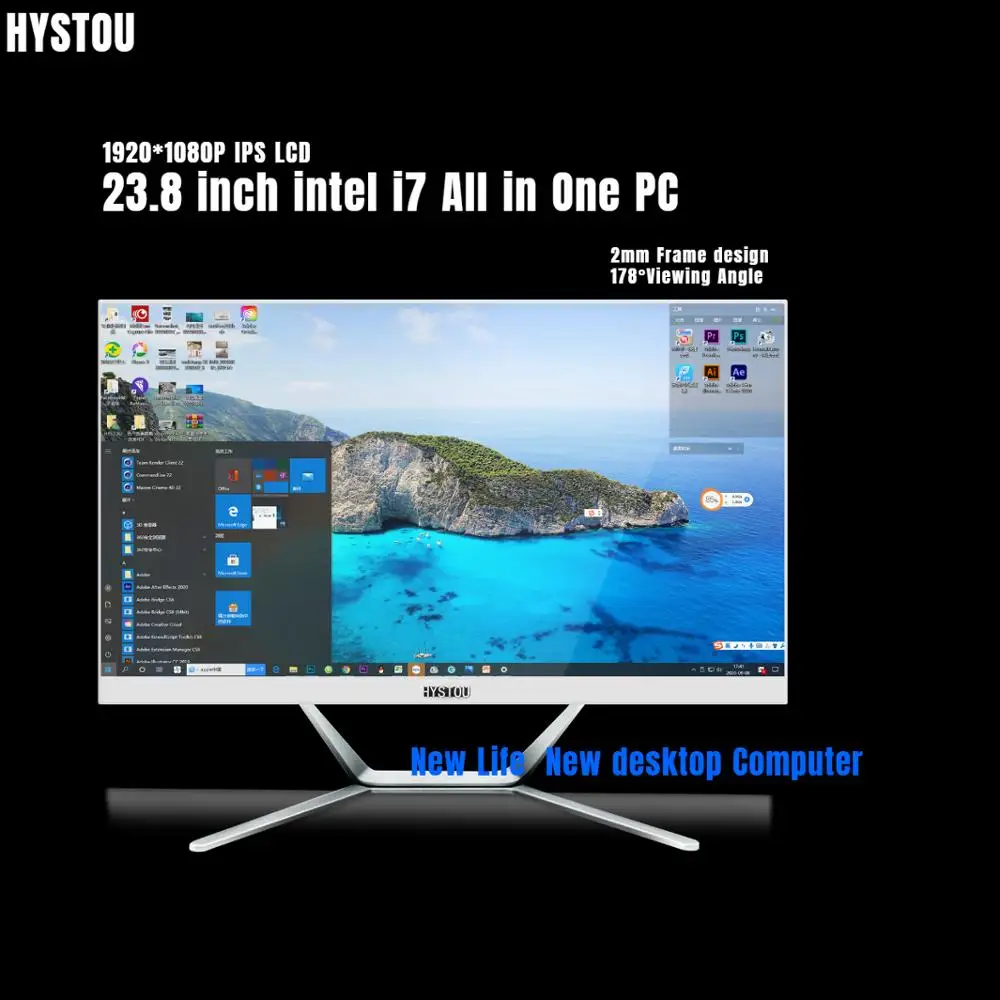 Настольный компьютер с четырехъядерным процессором 4,9 ГГц, Intel i7 10510U, игровой ПК «Все в одном», DDR4, WIFI6, Windows 10, игровой офис
Настольный компьютер с четырехъядерным процессором 4,9 ГГц, Intel i7 10510U, игровой ПК «Все в одном», DDR4, WIFI6, Windows 10, игровой офис