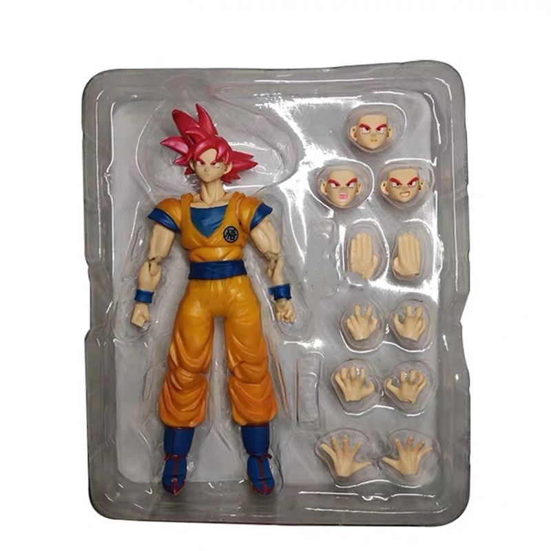 16CM Dragon Ball Z Goku Anime Doll Zamas Son Goku PVC Doll Super Saiyan Figma Christmas Doll Brinquedos Juguetes DBZ Model Toy
16CM Dragon Ball Z Goku Anime Doll Zamas Son Goku PVC Doll Super Saiyan Figma Christmas Doll Brinquedos Juguetes DBZ Model Toy
