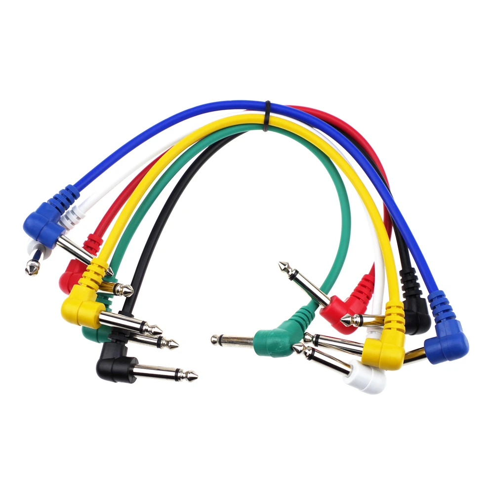 6 Colors Electric Guitar Effect Patch Cable Wire Audio Connection Cable Cord 1/4 Inch TS Male Plug 30cm
6 Colors Electric Guitar Effect Patch Cable Wire Audio Connection Cable Cord 1/4 Inch TS Male Plug 30cm