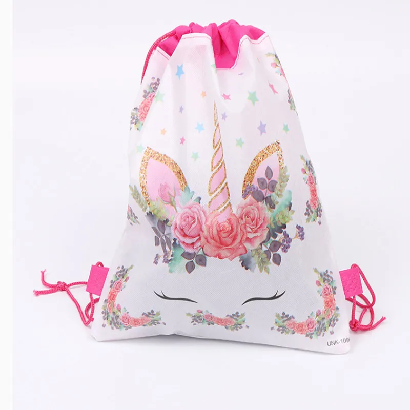 10pcs/lot Birthday Party Baby Shower Lovely Unicorn Mochila Non-woven Fabrics Wedding Decoration Flower Drawstring Gifts Bags
10pcs/lot Birthday Party Baby Shower Lovely Unicorn Mochila Non-woven Fabrics Wedding Decoration Flower Drawstring Gifts Bags