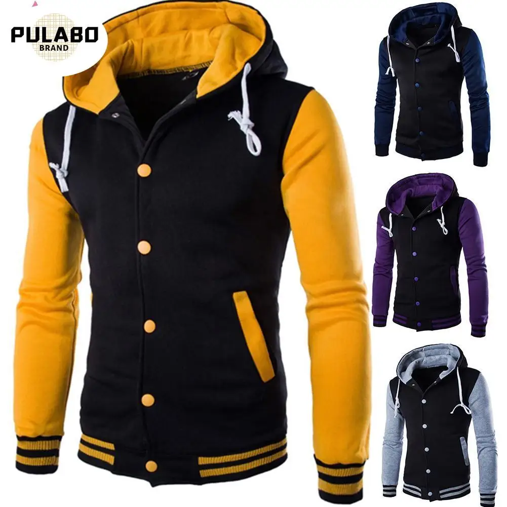 Jacket Men Hoodie Fashion Contrast Baseball Wear Casual Slim Button Cardigan Pocket Long Sleeve Jacket parka men Christmas gift
Jacket Men Hoodie Fashion Contrast Baseball Wear Casual Slim Button Cardigan Pocket Long Sleeve Jacket parka men Christmas gift