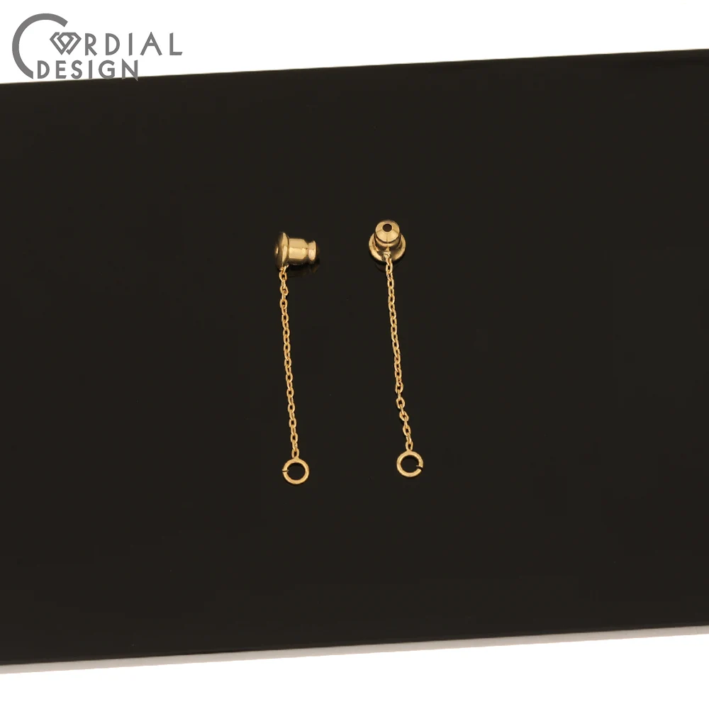 Cordial Design 50Pcs Jewelry Accessories/Hand Made/Connectors/Genuine Gold Plating/Earring Back/DIY/Jewelry Findings & Component
Cordial Design 50Pcs Jewelry Accessories/Hand Made/Connectors/Genuine Gold Plating/Earring Back/DIY/Jewelry Findings & Component