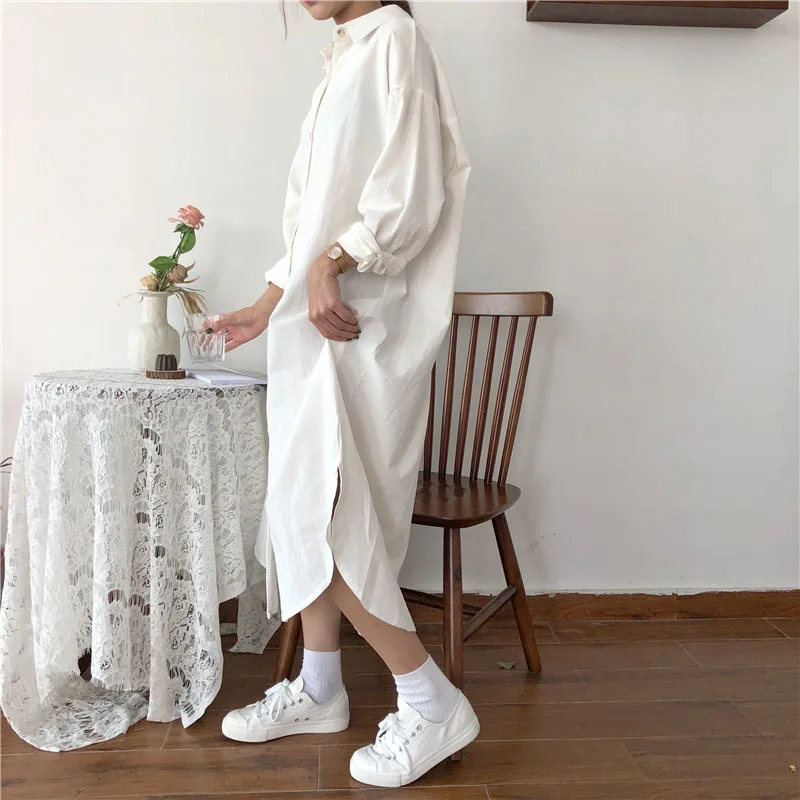 Autumn long dress shirt long sleeve lapel ladies pregnant women loose shirt casual fashion long pregnancy dress cotton bluewhite
Autumn long dress shirt long sleeve lapel ladies pregnant women loose shirt casual fashion long pregnancy dress cotton bluewhite