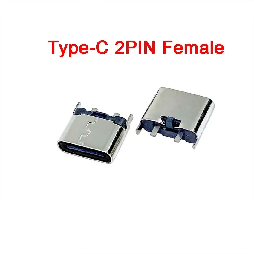10pcs Micro USB JACK 3.1 Type-C 2Pin Connector 180 Degree Straight For Mobile Phone Charging Port Charging Socket H6.5 H6.8
10pcs Micro USB JACK 3.1 Type-C 2Pin Connector 180 Degree Straight For Mobile Phone Charging Port Charging Socket H6.5 H6.8
