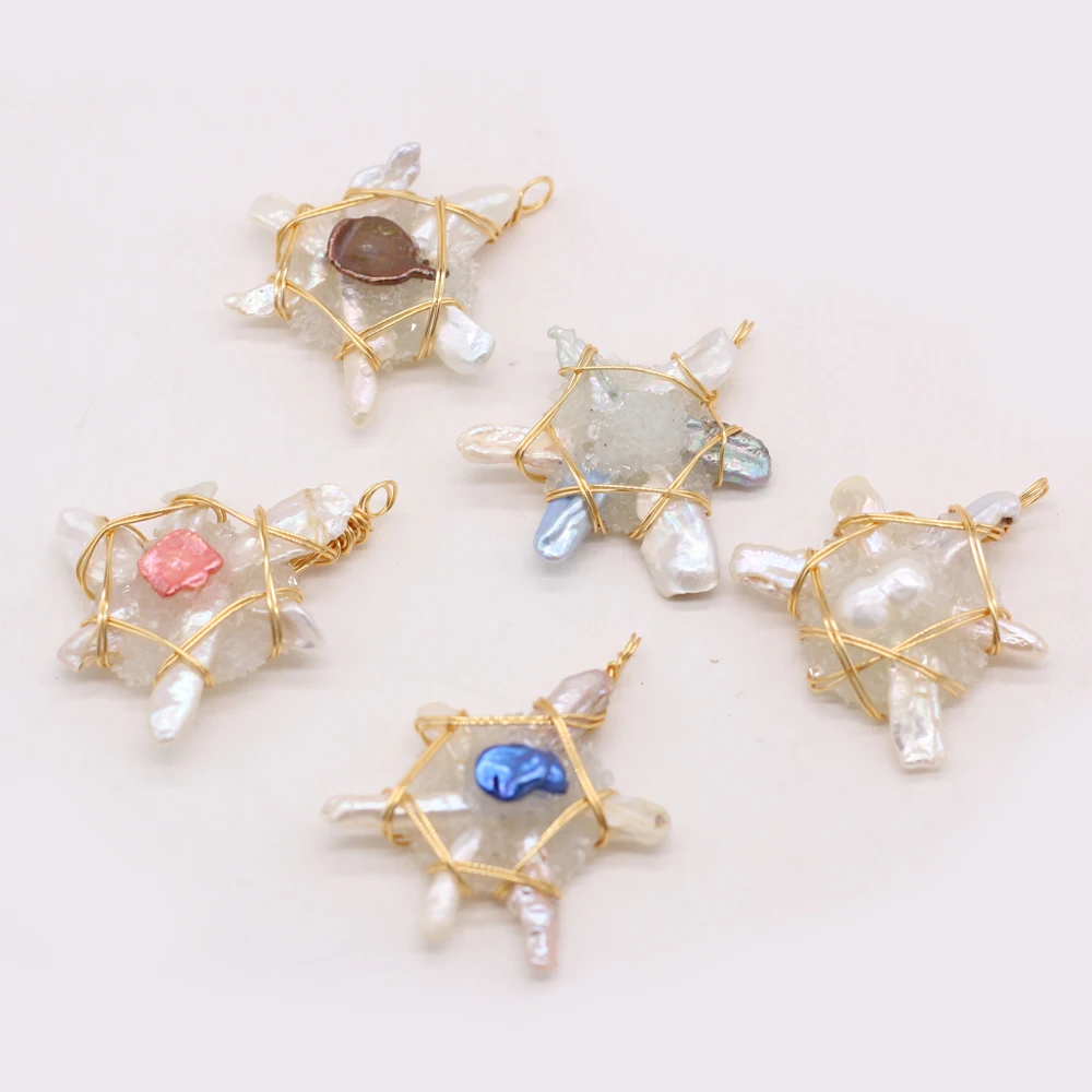 New Pendant Natural Stone Animal Shape Pearl Crystal Bud Wrapped Around Gold Wire Charm for Jewelry Making Necklace Accessories
New Pendant Natural Stone Animal Shape Pearl Crystal Bud Wrapped Around Gold Wire Charm for Jewelry Making Necklace Accessories