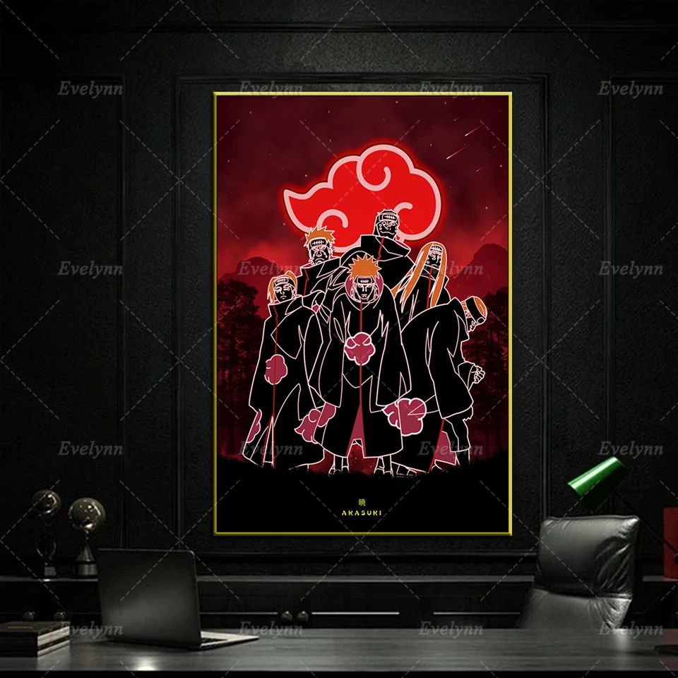 Anime Naruto Akatsuki Canvas Poster Nordic Home Bedroom Decor Pictures Modern Living Room Cuadros Wall Art Prints Painting Gift
Anime Naruto Akatsuki Canvas Poster Nordic Home Bedroom Decor Pictures Modern Living Room Cuadros Wall Art Prints Painting Gift