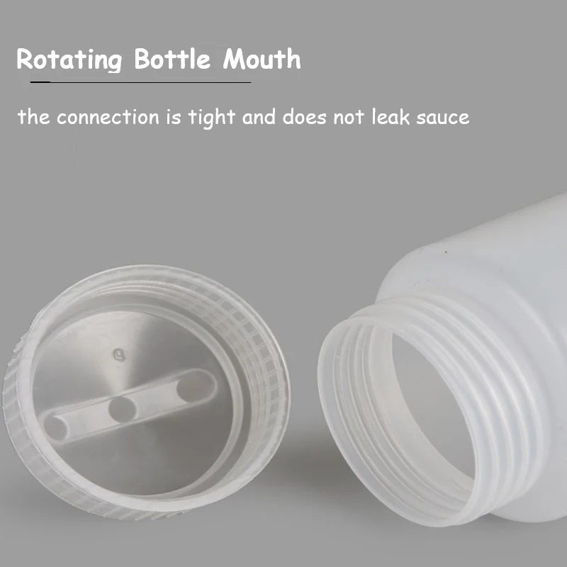 3 Holes Twist Cap Squeeze Bottle Food Grade Plastic Ketchup Mustard Mayo Sauces Olive Oil Bottles Kitchen Gadgets
3 Holes Twist Cap Squeeze Bottle Food Grade Plastic Ketchup Mustard Mayo Sauces Olive Oil Bottles Kitchen Gadgets