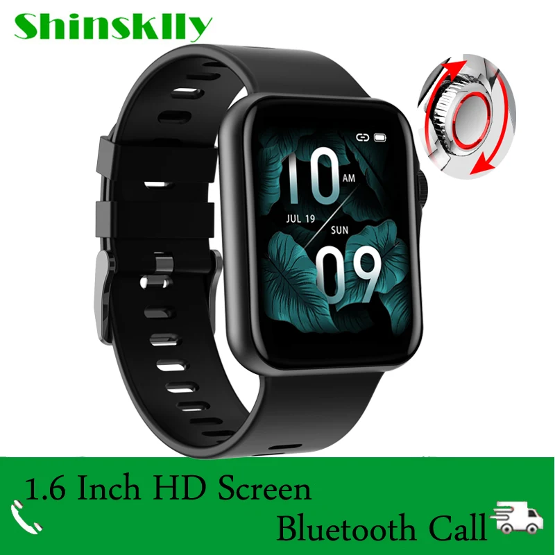 1.6 Inch Big Full Touch HD Screen Smart Watch Men Women Bluetooth Call Play Music Sport Alarm Smartwatch Watches For Android IOS
1.6 Inch Big Full Touch HD Screen Smart Watch Men Women Bluetooth Call Play Music Sport Alarm Smartwatch Watches For Android IOS