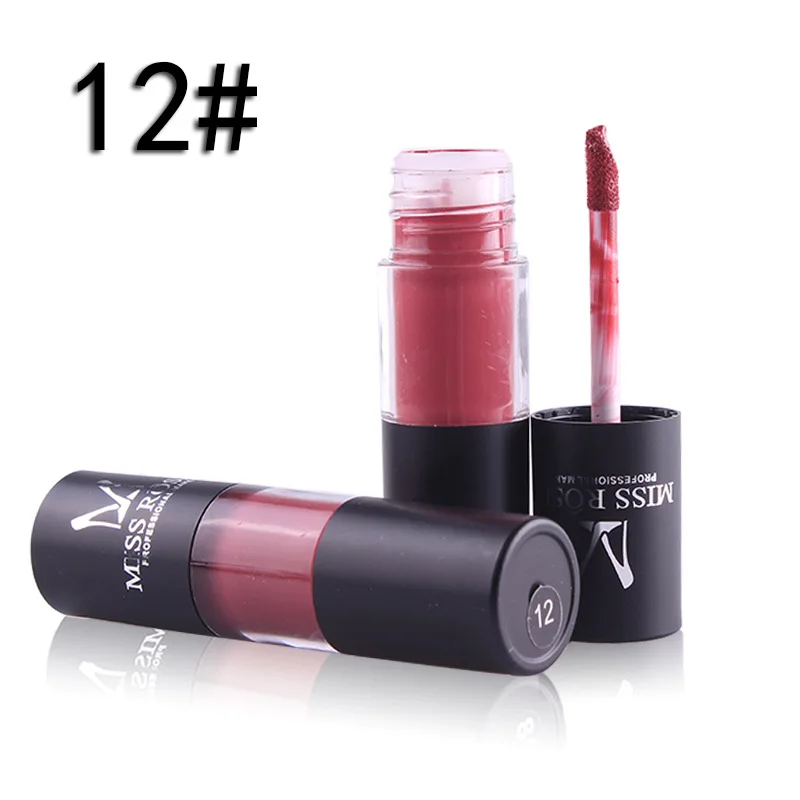12 Colors Matte Mist Surface Velvet Red Waterproof Lipgloss Cylindrical Tube Sexy Not Easy To Decolor Lip Gloss
12 Colors Matte Mist Surface Velvet Red Waterproof Lipgloss Cylindrical Tube Sexy Not Easy To Decolor Lip Gloss