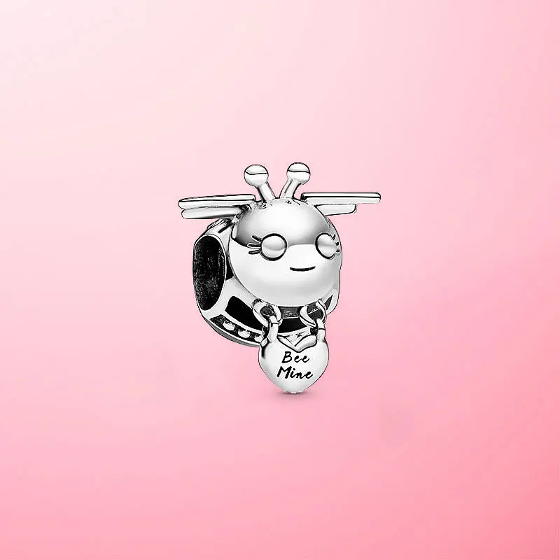 New Arrival 925 Sterling Silver Bee Mine Charm Beads fit Original Pandora Charm Bracelet 925 Silver Jewelry Making DIY Gift
New Arrival 925 Sterling Silver Bee Mine Charm Beads fit Original Pandora Charm Bracelet 925 Silver Jewelry Making DIY Gift