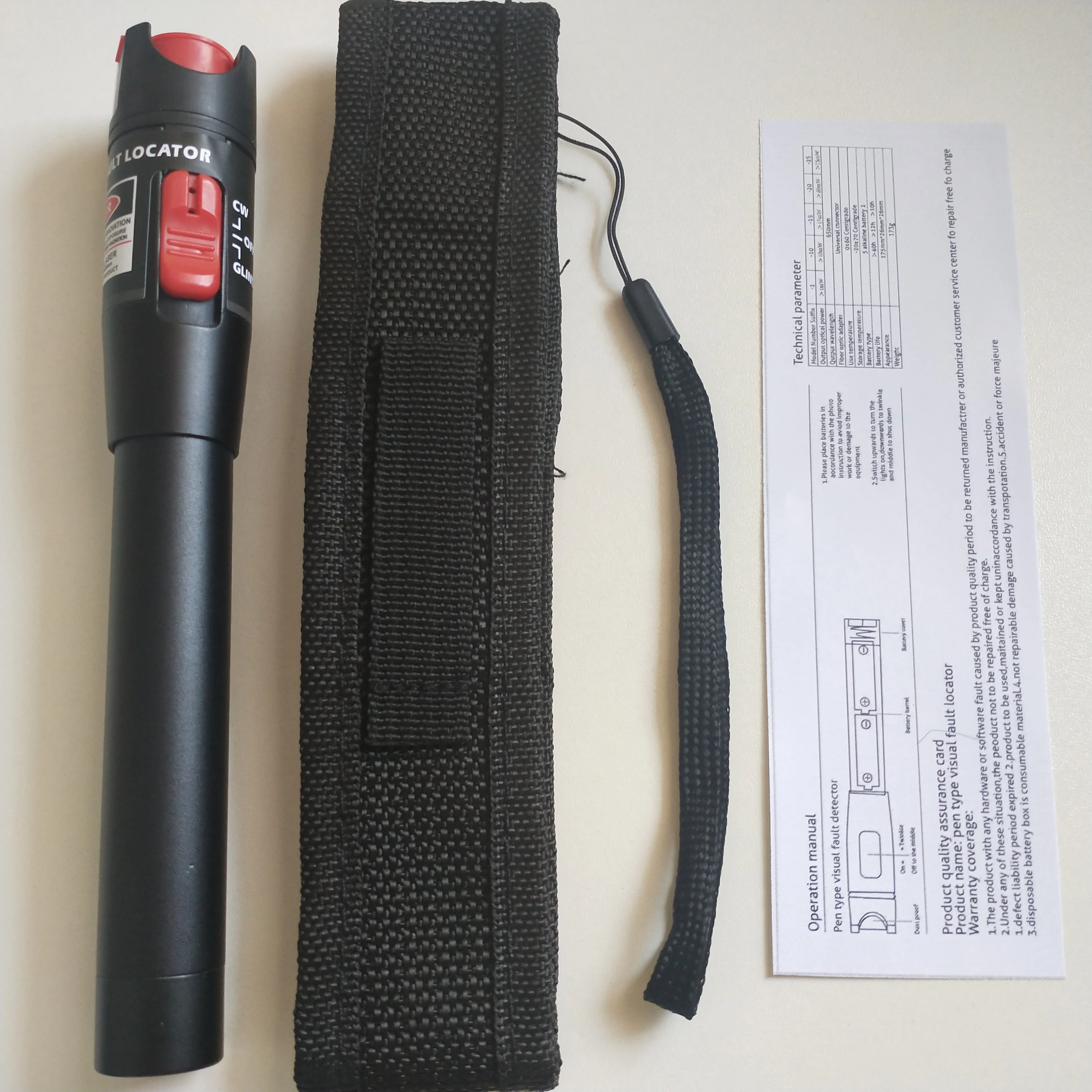 10mW/20MW/30MW/50MW Visual Fault Locator Fiber Optic Cable Tester Red Laser Light 5-30KM Pen Type Visual Fault Locator SC/FC/ST
10mW/20MW/30MW/50MW Visual Fault Locator Fiber Optic Cable Tester Red Laser Light 5-30KM Pen Type Visual Fault Locator SC/FC/ST