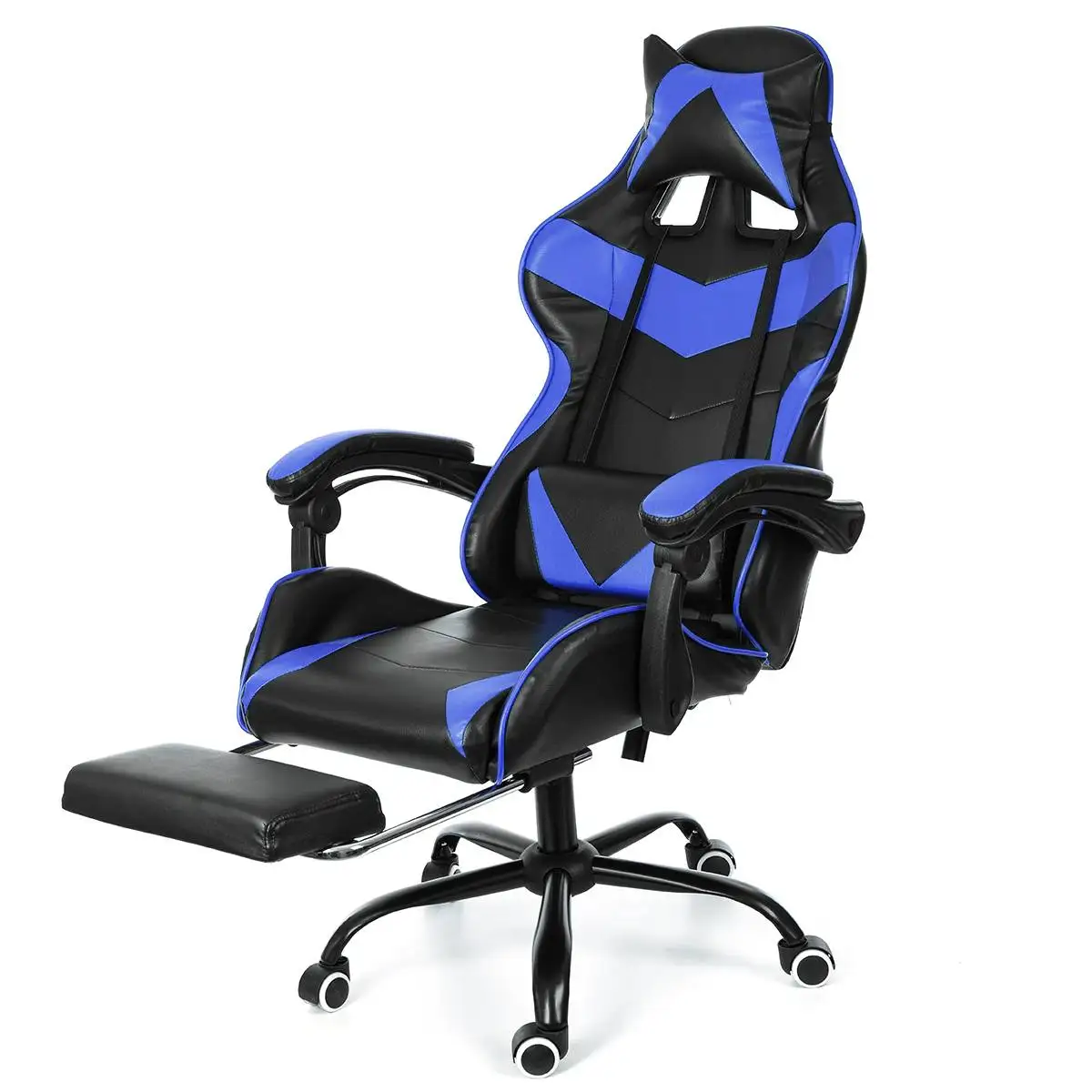 Office Chair Computer Gamer Chair Home Internet WCG Chairs Gaming Ergonomic Office Swivel Lifting Desk Chair with Lying Footrest