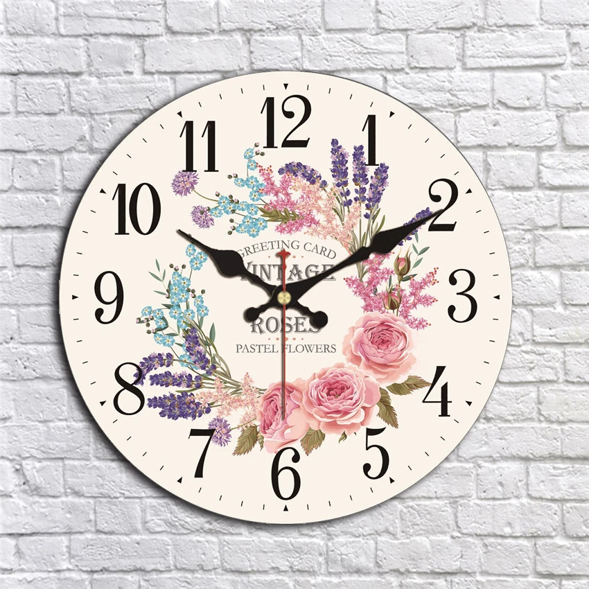 14 Inch Round Wall Clock Vintage Beautiful Rose Flower Wall Clocks Silent Non-Ticking Clocks Battery Operated Decorative Clocks
14 Inch Round Wall Clock Vintage Beautiful Rose Flower Wall Clocks Silent Non-Ticking Clocks Battery Operated Decorative Clocks