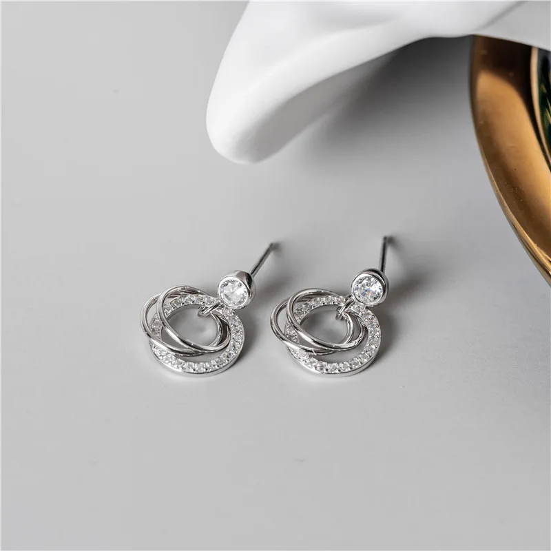 Sodrov Sterling Silver 925 Diamond Earrings for Women Round Circlle Gold Earrings Silver Earrings
Sodrov Sterling Silver 925 Diamond Earrings for Women Round Circlle Gold Earrings Silver Earrings