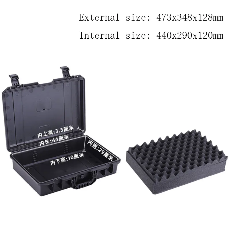 Plastic ToolBox Portable Waterproof Safety Protection Tool Box Shockproof Equipment Instrument Case Tool Case
Plastic ToolBox Portable Waterproof Safety Protection Tool Box Shockproof Equipment Instrument Case Tool Case