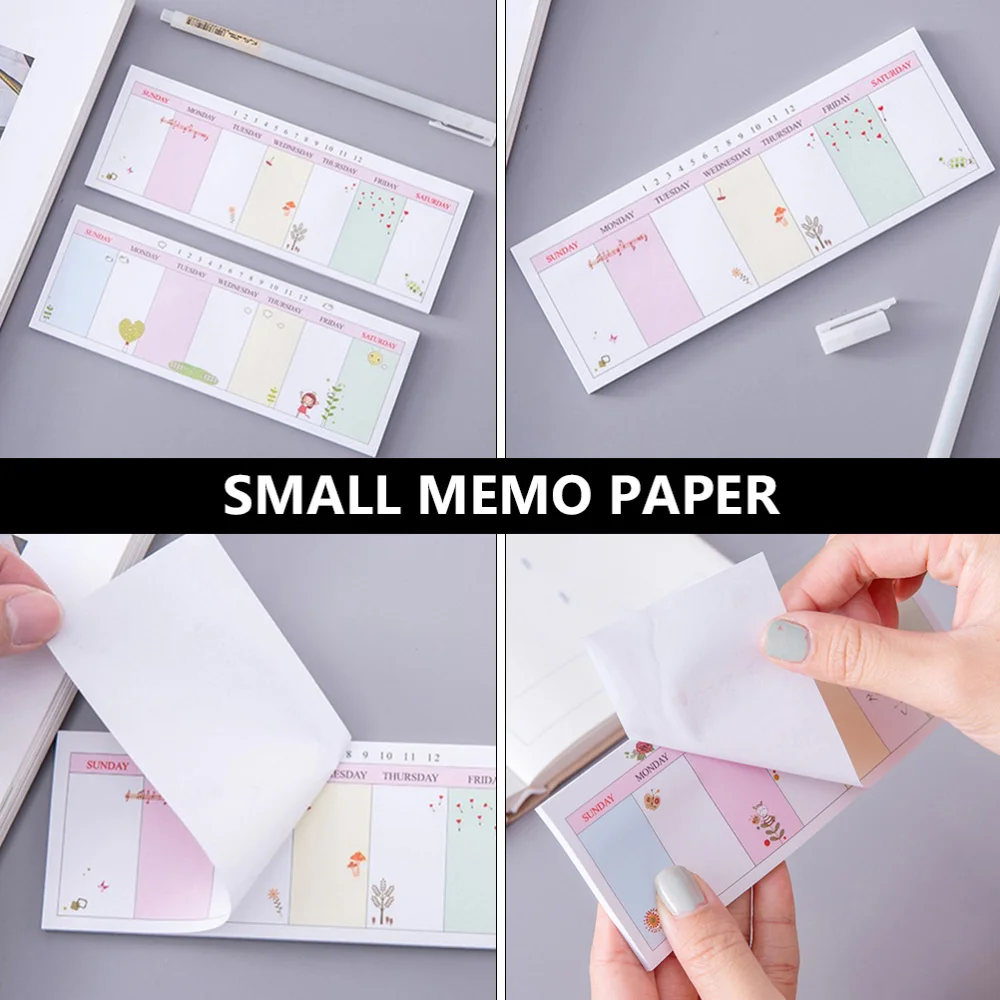 1 Set Adhesive Paper Notepad Stationery Label Sticker Memo Pad (Random Style) 
1 Set Adhesive Paper Notepad Stationery Label Sticker Memo Pad (Random Style)