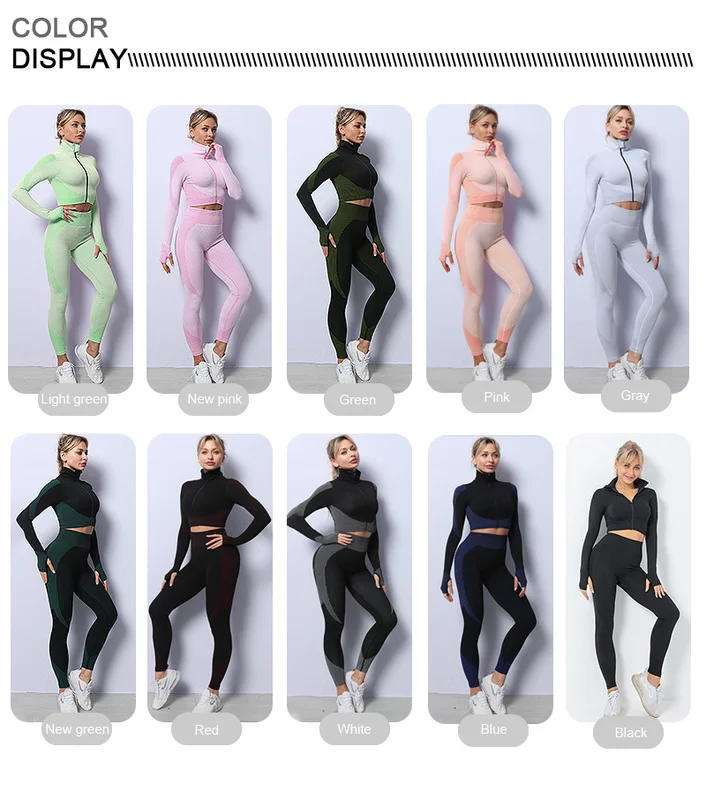 3 Piece Women Yoga Sets Fitness Sport Wear Leggings High Support Bra Crop Top Workout Clothes Gym Seamless Yoga Suits
3 Piece Women Yoga Sets Fitness Sport Wear Leggings High Support Bra Crop Top Workout Clothes Gym Seamless Yoga Suits