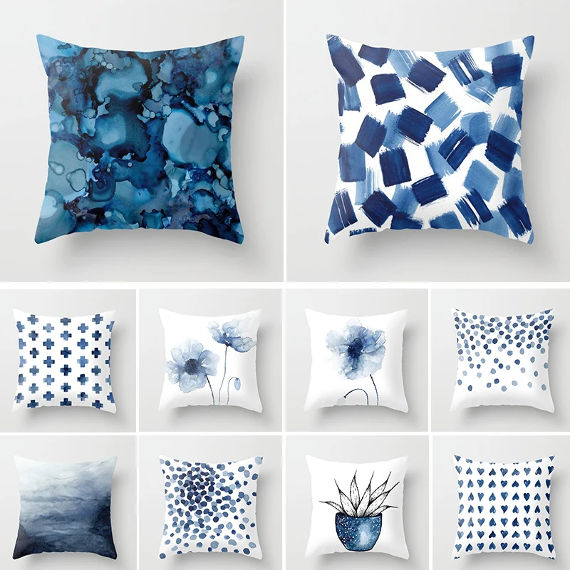 New Blue Style Ink Painting Pillowcase Decorative Sofa Cushion Cover Home Decor Pillow Cover Geometric Cute Pillow Case 45*45cm
New Blue Style Ink Painting Pillowcase Decorative Sofa Cushion Cover Home Decor Pillow Cover Geometric Cute Pillow Case 45*45cm