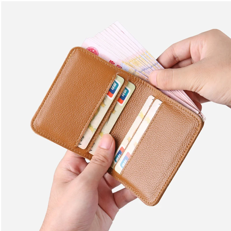 Genuine Leather Wallet For Men Ultra-Thin Mini Purse First Layer Cowhide Leather Wallets Coin Purse Soft Vintage Money Bags
Genuine Leather Wallet For Men Ultra-Thin Mini Purse First Layer Cowhide Leather Wallets Coin Purse Soft Vintage Money Bags