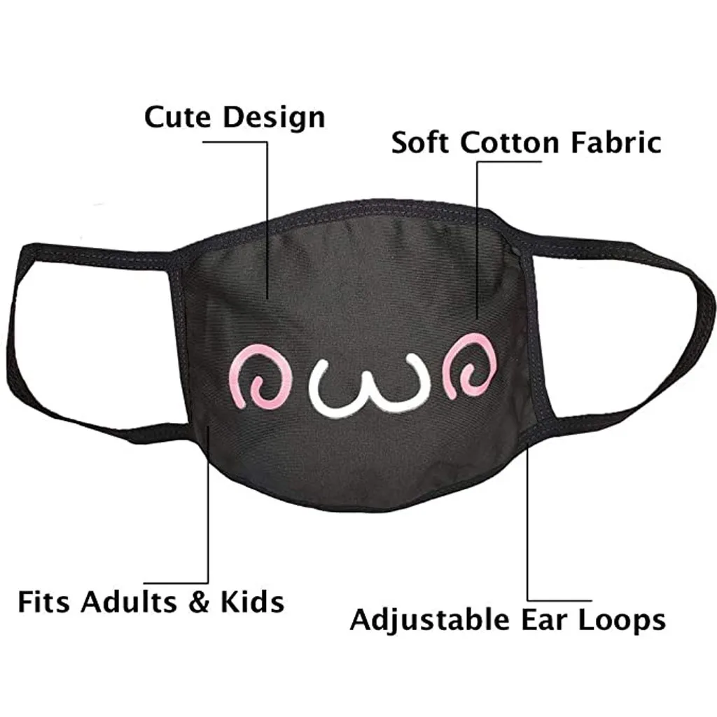 2pcs Cute Print Reusable Mask Warm Windproof And Sunscreen Outdoor Mask Washable Breathable And Comfortable Mascarillas#E1
2pcs Cute Print Reusable Mask Warm Windproof And Sunscreen Outdoor Mask Washable Breathable And Comfortable Mascarillas#E1
