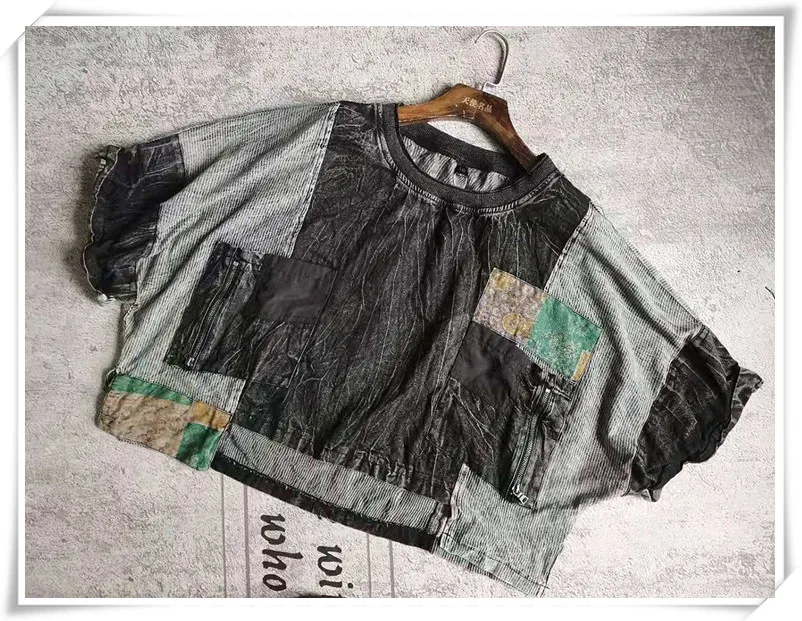 QING MO Large Size Women Vintage T Shirt 2021 Fashion Women Patchwork T Shirt Female Black Irregular T Shirt ZQY7100
QING MO Large Size Women Vintage T Shirt 2021 Fashion Women Patchwork T Shirt Female Black Irregular T Shirt ZQY7100