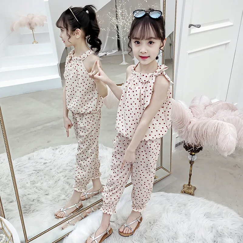 Polka dot Bow Girls Clothing Sets For Girls Trend Clothes Suits 2020 Summer Hot Temperament Children Clothing Sets High Quality
Polka dot Bow Girls Clothing Sets For Girls Trend Clothes Suits 2020 Summer Hot Temperament Children Clothing Sets High Quality