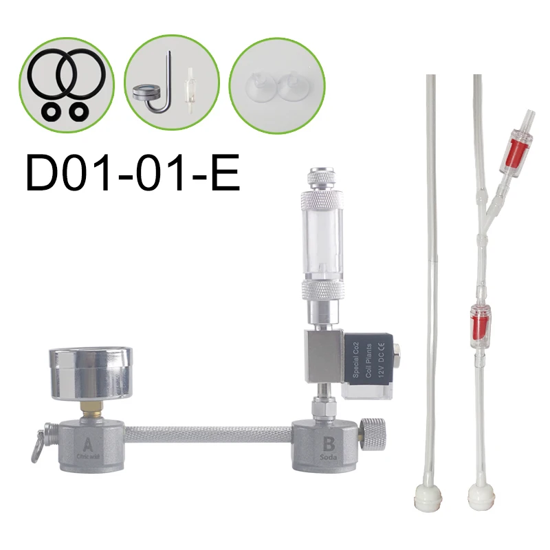 Aquarium DIY CO2 Generator System Kit with Solenoid Valve Bubble Counter for Plants Aquarium In Stock
Aquarium DIY CO2 Generator System Kit with Solenoid Valve Bubble Counter for Plants Aquarium In Stock