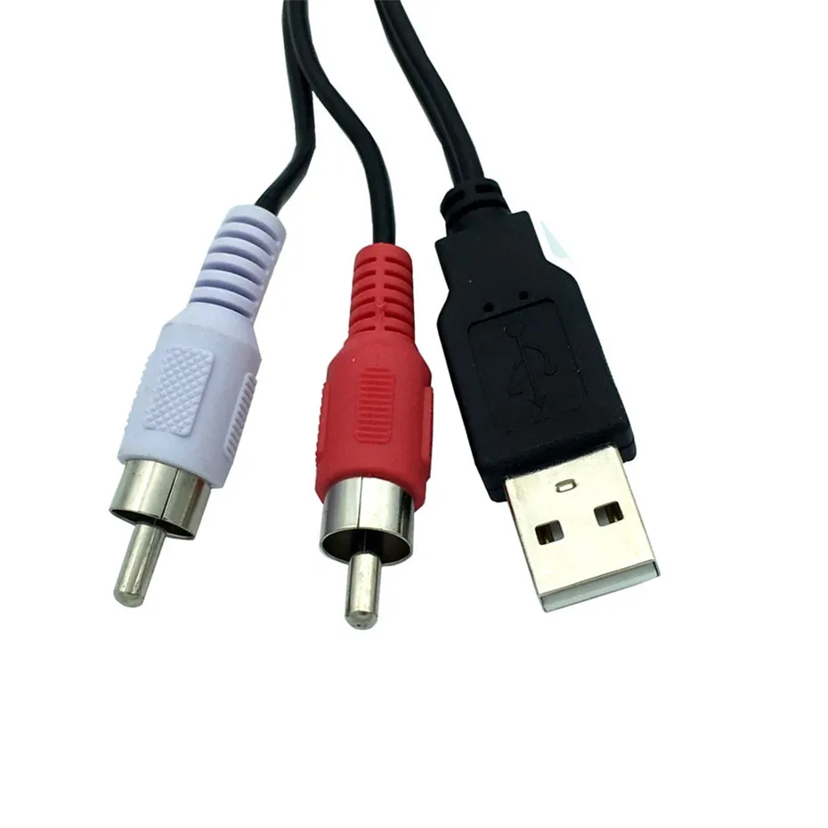 Кабель-Переходник USB A (штекер)/2 Rca (штекер) 1 5 м 2 шт. | Компьютеры и офис