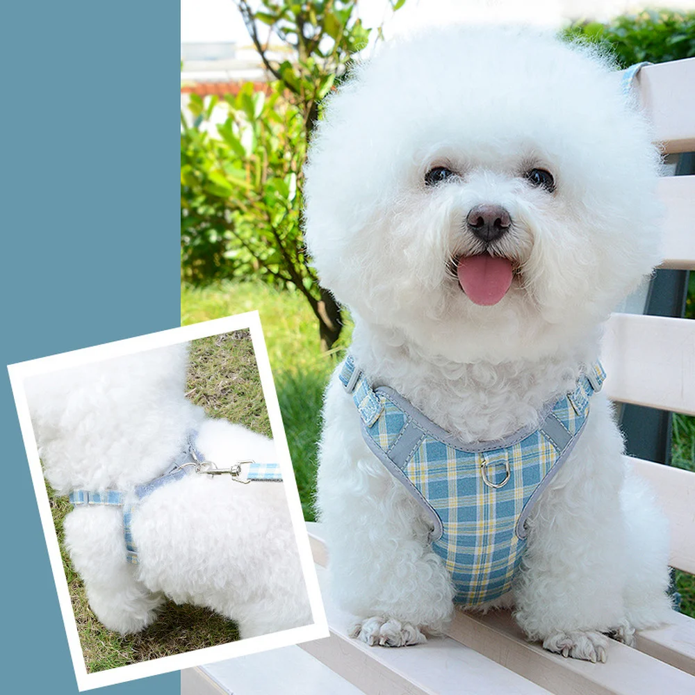 New Pet Dog Puppy Collar Adjustable Reflective Breathable Comfortable and Durable Walking Vest-type Traction Belt Accessories
New Pet Dog Puppy Collar Adjustable Reflective Breathable Comfortable and Durable Walking Vest-type Traction Belt Accessories