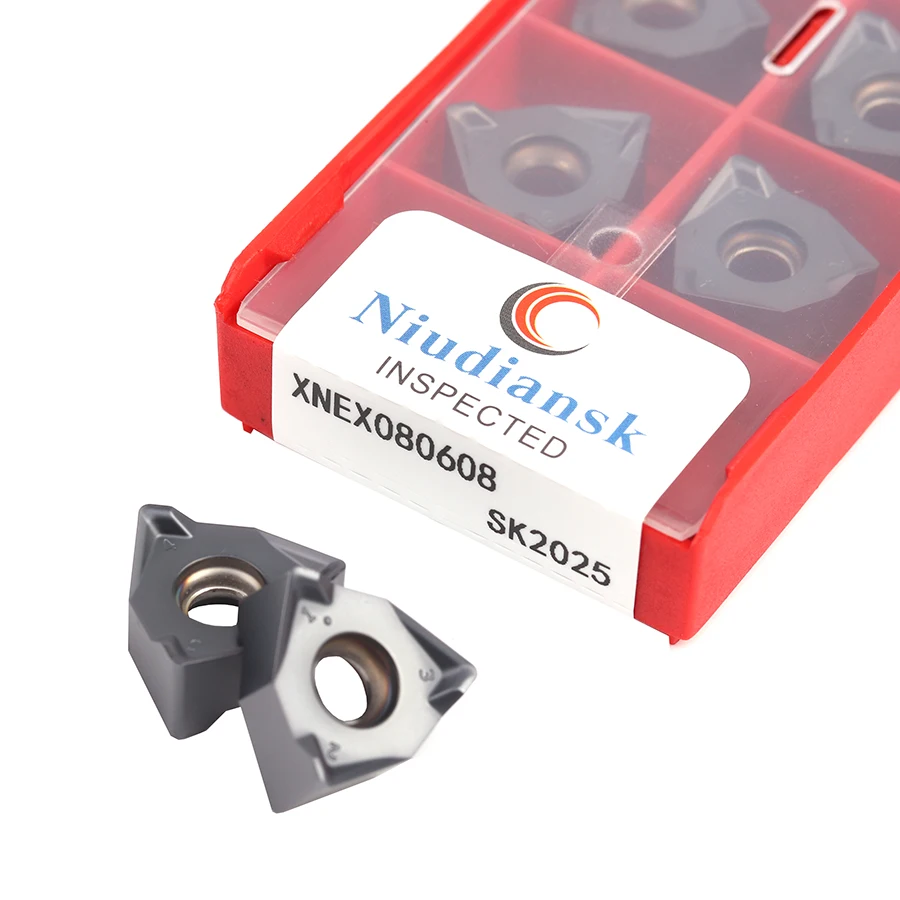 10pcs XNEX080608 SK2025 CNC lathe milling U drill insert Machining of steel part and stainless steel Milling cutter Cutting tool
10pcs XNEX080608 SK2025 CNC lathe milling U drill insert Machining of steel part and stainless steel Milling cutter Cutting tool