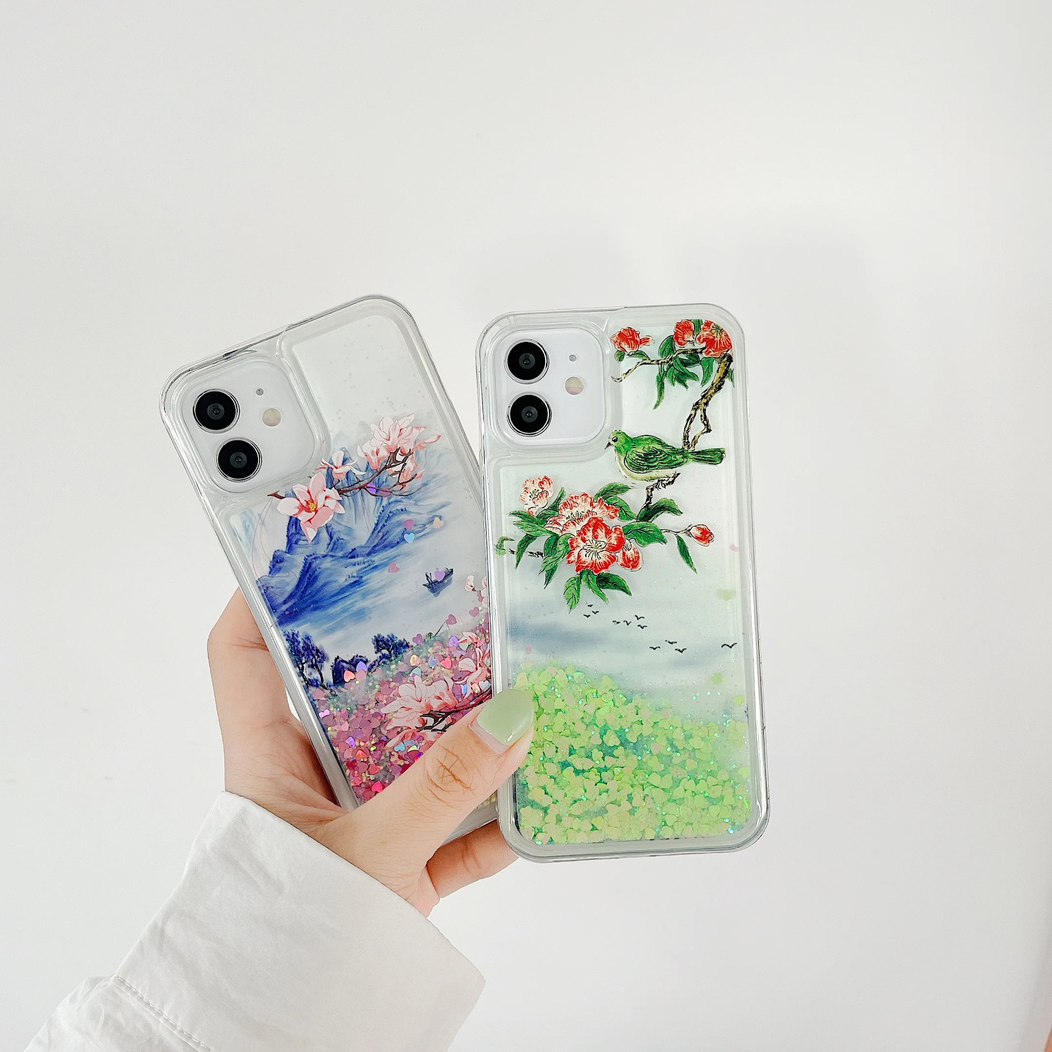 Cute Liquid Dynamic Painted Quicksand Glitter Phone Case for iPhone 13 12 11 Pro Max XR X XS 6 7 8 Plus SE 2020 Shockproof Cover
Cute Liquid Dynamic Painted Quicksand Glitter Phone Case for iPhone 13 12 11 Pro Max XR X XS 6 7 8 Plus SE 2020 Shockproof Cover