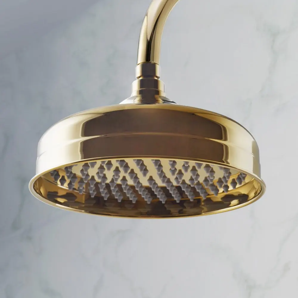 Luxury Gold Color Shower Head Round Shape 20cm Shower head Brass Rainfall Bathroom Showerhead
Luxury Gold Color Shower Head Round Shape 20cm Shower head Brass Rainfall Bathroom Showerhead