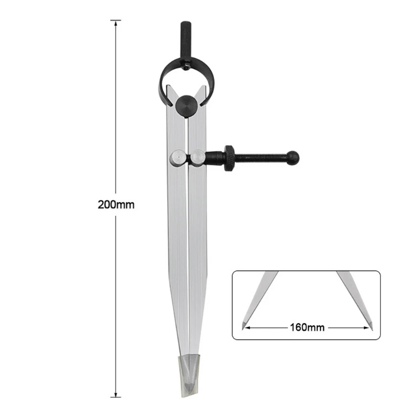 Adjustable Leather Compass Lockable Carbon Steel Divider Wing Creaser DIY Gauge D2TD
Adjustable Leather Compass Lockable Carbon Steel Divider Wing Creaser DIY Gauge D2TD