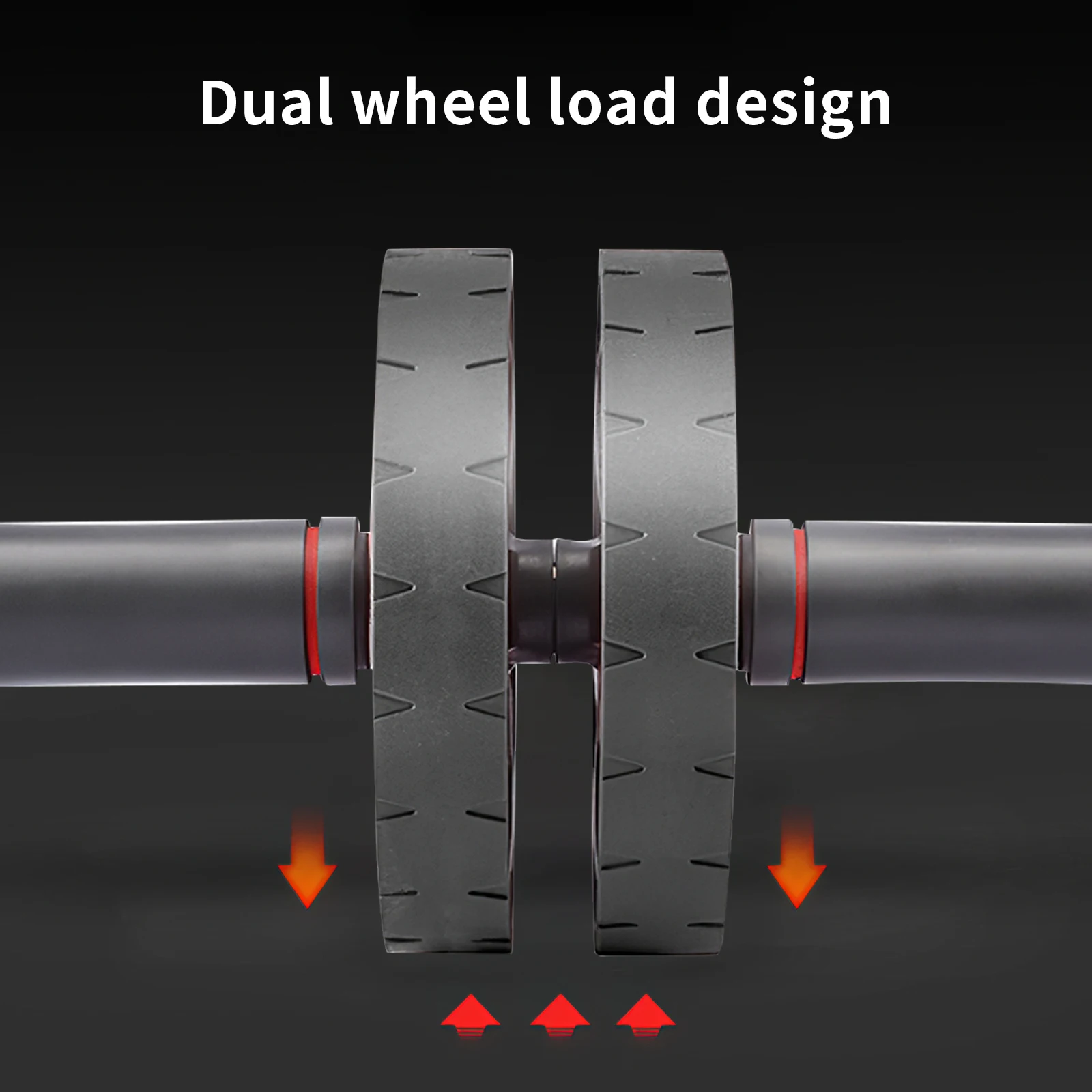 Roller Silent Non-slip Double Wheel 750g TPR Tire Pattern Fitness Muscle Gym Exercise Abdominal Wheel Roller Gym Roller Training
Roller Silent Non-slip Double Wheel 750g TPR Tire Pattern Fitness Muscle Gym Exercise Abdominal Wheel Roller Gym Roller Training