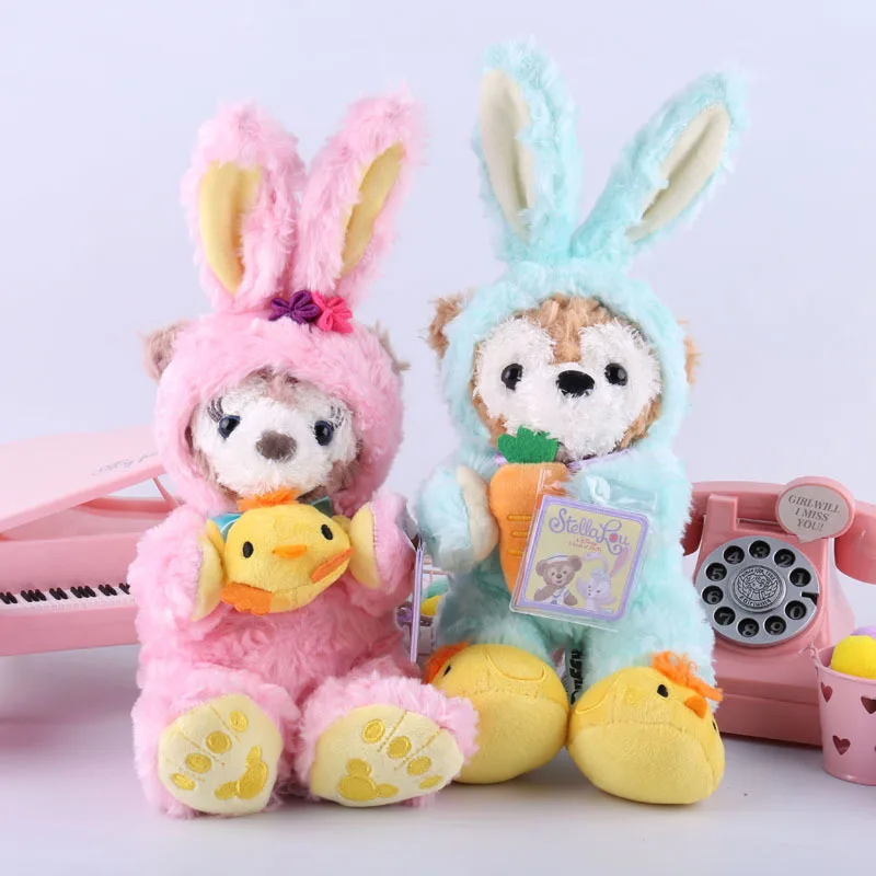 23cm cute plush toy Stella rabbit kawaii Stuffed toys cartoon soft Duffy Bear Shirley Rose Shira Rabbit Tony Cat | Игрушки и хобби