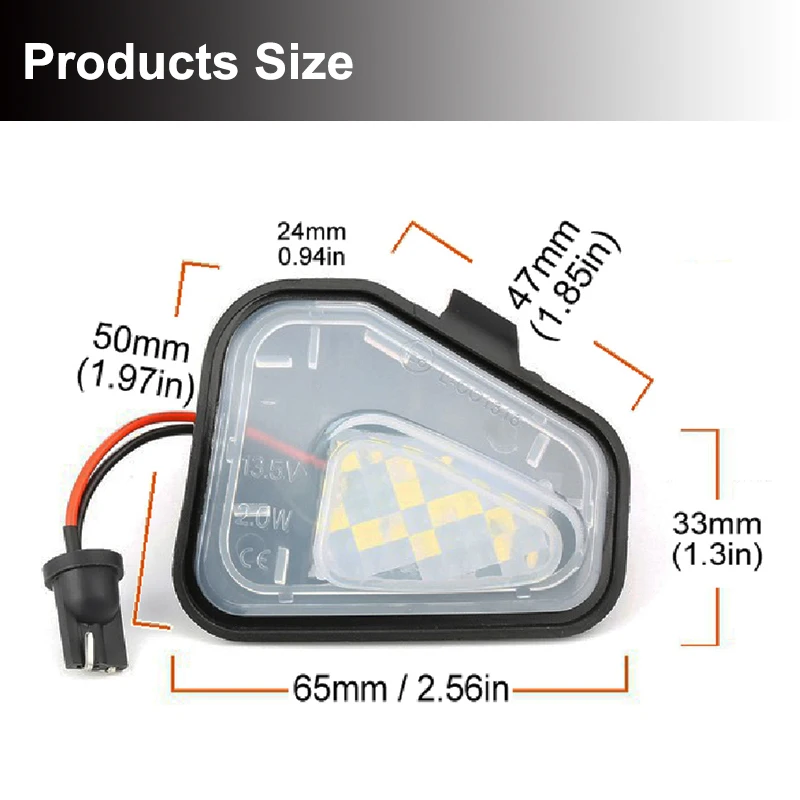 2pcs White LED Under Mirror Puddle Lights Lamp No Error For VW Passat B7 Jetta Scirocco 137 CC Beetle EOS No Error Car Stylig 
2pcs White LED Under Mirror Puddle Lights Lamp No Error For VW Passat B7 Jetta Scirocco 137 CC Beetle EOS No Error Car Stylig