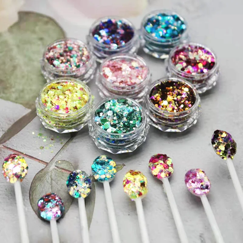 1Jar Nail Sequins Mixed Flash Powder Mirror Glitter Flakes,Holographic Laser Sparkly Slices Mix Size Chunky Nail Art Sequins H&
1Jar Nail Sequins Mixed Flash Powder Mirror Glitter Flakes,Holographic Laser Sparkly Slices Mix Size Chunky Nail Art Sequins H&