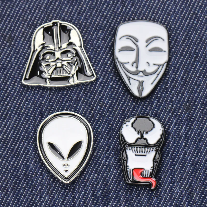 Disney Aliens Cartoon Star Wars Venom New Type Of Pin Dripping Oil Punk Brooch Jewelry Clothing Badge Pin
Disney Aliens Cartoon Star Wars Venom New Type Of Pin Dripping Oil Punk Brooch Jewelry Clothing Badge Pin