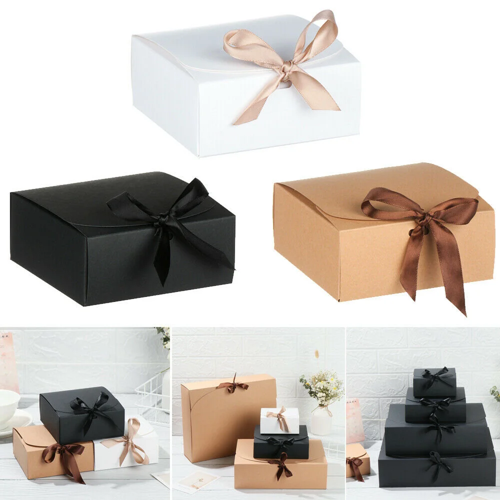 10pcs Square Kraft Paper Box Brown Cardboard Package Valentine's Day Party Gift Candy Storage Boxes With Ribbons Party Decor
10pcs Square Kraft Paper Box Brown Cardboard Package Valentine's Day Party Gift Candy Storage Boxes With Ribbons Party Decor