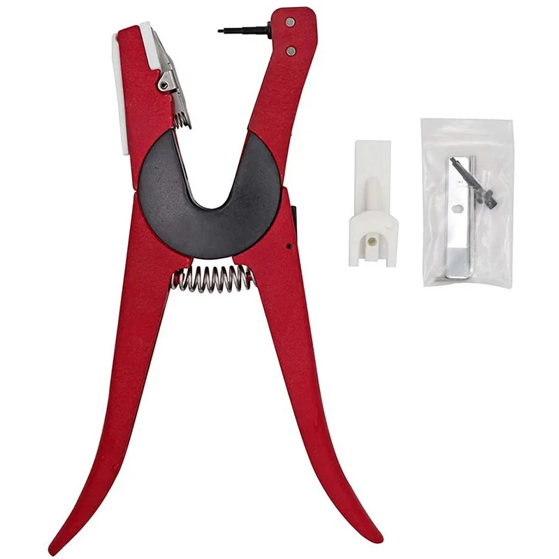 Cattle Sheep Pigs Cow Metal Ear tag Pliers Livestock Ear Tag Applicator for Ear Tag Tool with Flip Pin (90-Degree Rotatable)
Cattle Sheep Pigs Cow Metal Ear tag Pliers Livestock Ear Tag Applicator for Ear Tag Tool with Flip Pin (90-Degree Rotatable)