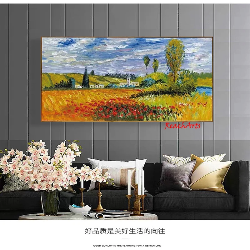 Home Decoration Hand Painted Picture On Canvas Landscape Modern Printing Board Interior Accessories For Wall Artwork Room Decor
Home Decoration Hand Painted Picture On Canvas Landscape Modern Printing Board Interior Accessories For Wall Artwork Room Decor